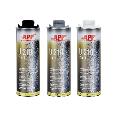 Средство для защиты кузова от ударов камней APP <U 210 2 in 1> черный. 1л, под пистолет